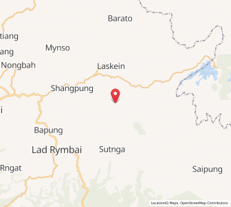 Map of Mynska, Meghalaya