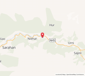 Map of Nachar, Himachal Pradesh