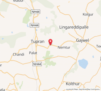 Map of Nacharam, Andhra Pradesh