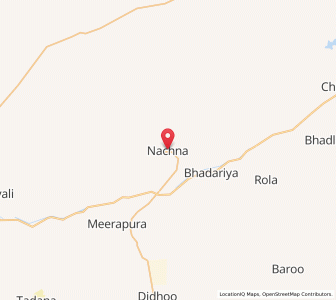 Map of Nachna, Rajasthan