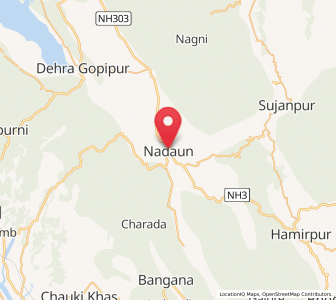 Map of Nadaun, Himachal Pradesh