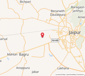 Map of Nadawali Dhani, Rajasthan
