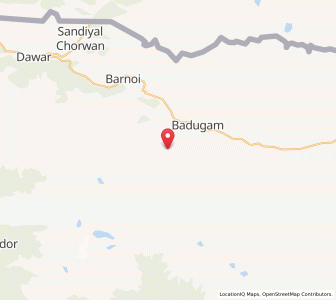 Map of Nadir, Kashmir