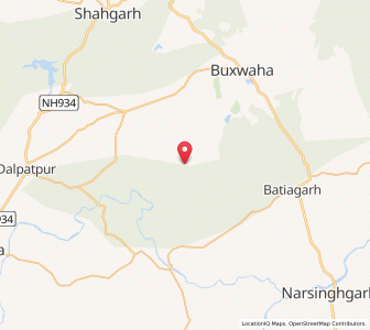 Map of Nadpaun, Madhya Pradesh