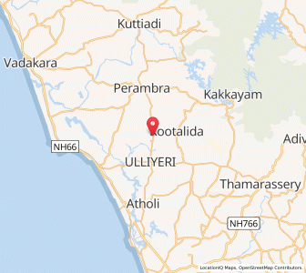 Map of Naduvannur, Kerala