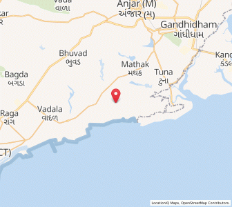 Map of Naga Walaria, Gujarat