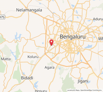 Map of Nagadevanahalli, Karnataka