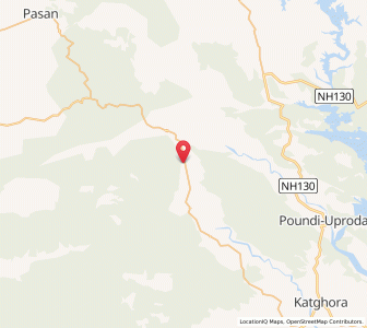 Map of Nagai, Chhattisgarh