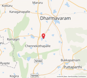 Map of Nagasamudram, Andhra Pradesh