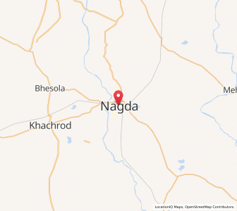 Map of Nagda, Madhya Pradesh