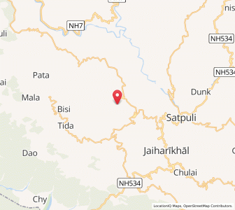 Map of Nagdeogarhi, Uttarakhand