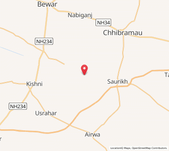 Map of Nagla Achchhelal, Uttar Pradesh