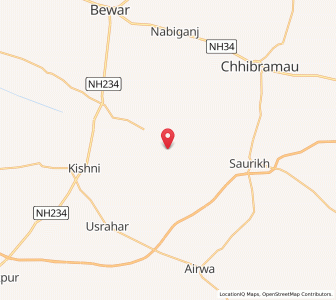 Map of Nagla Ahir, Uttar Pradesh
