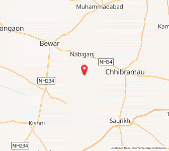 Map of Nagla Am, Uttar Pradesh