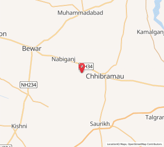 Map of Nagla Asha, Uttar Pradesh