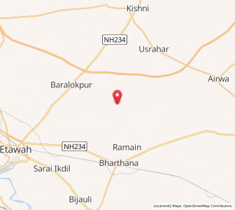 Map of Nagla Bachhai, Uttar Pradesh