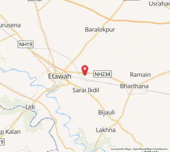Map of Nagla Barhai, Uttar Pradesh