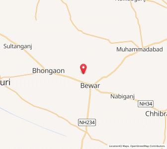 Map of Nagla Bari, Uttar Pradesh