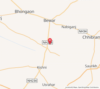 Map of Nagla Basant, Uttar Pradesh