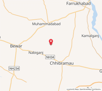 Map of Nagla Bhagtan, Uttar Pradesh