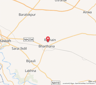 Map of Nagla Bhajansingh, Uttar Pradesh
