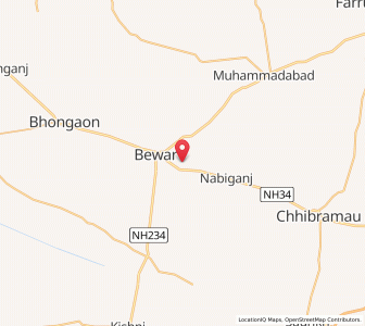Map of Nagla Bhasaura, Uttar Pradesh