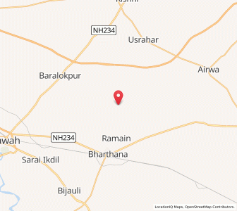 Map of Nagla Bhikkhi, Uttar Pradesh