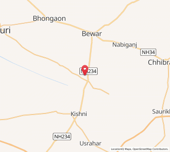 Map of Nagla Bhupat, Uttar Pradesh