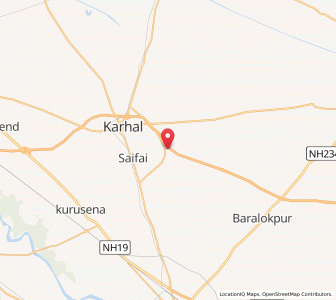 Map of Nagla Bhure, Uttar Pradesh