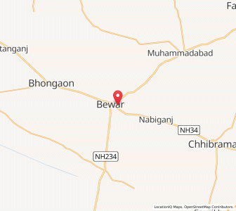 Map of Nagla Bidra, Uttar Pradesh