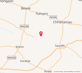 Map of Nagla Bihari, Uttar Pradesh