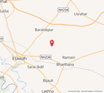 Map of Nagla Chainshuk, Uttar Pradesh