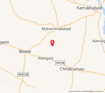 Map of Nagla Chamaran, Uttar Pradesh