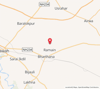 Map of Nagla Chandelan, Uttar Pradesh