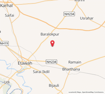 Map of Nagla Dabaha, Uttar Pradesh