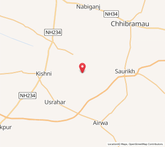 Map of Nagla Debi, Uttar Pradesh