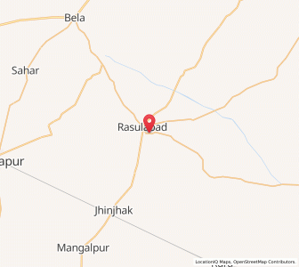 Map of Nagla Debidas, Uttar Pradesh