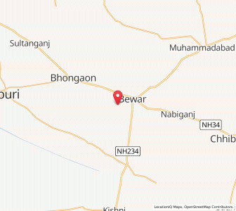 Map of Nagla Devi, Uttar Pradesh