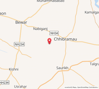 Map of Nagla Dhansinghpur, Uttar Pradesh