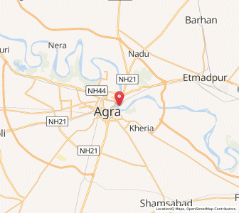 Map of Nagla Dhimar, Uttar Pradesh