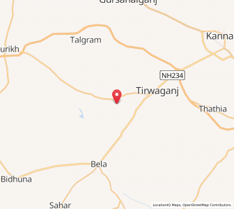 Map of Nagla Dobha, Uttar Pradesh