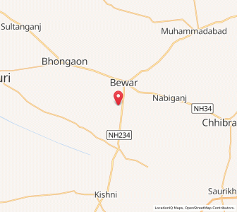 Map of Nagla Gulab, Uttar Pradesh