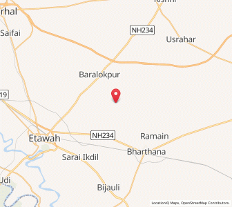 Map of Nagla Harrai, Uttar Pradesh