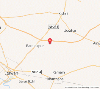 Map of Nagla Himmat, Uttar Pradesh