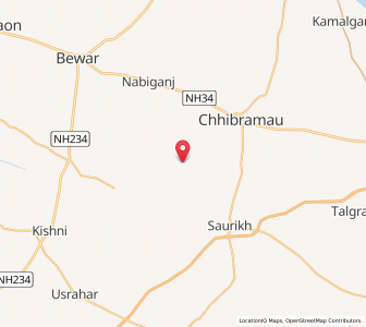 Map of Nagla Hira, Uttar Pradesh