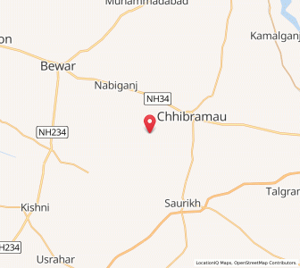 Map of Nagla Hirde, Uttar Pradesh