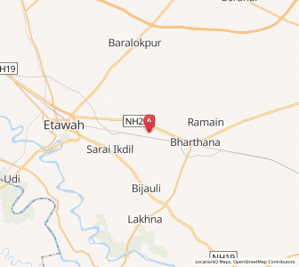 Map of Nagla Hulas, Uttar Pradesh