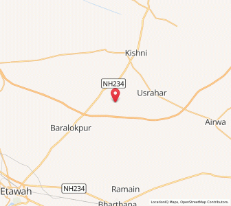 Map of Nagla Jalal, Uttar Pradesh
