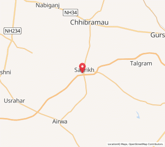Map of Nagla Jamali, Uttar Pradesh