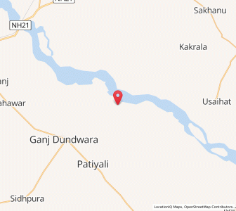 Map of Nagla Khandari, Uttar Pradesh